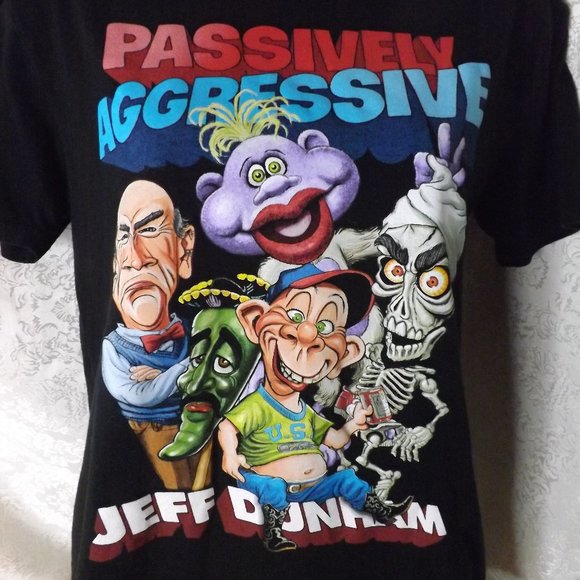 Jeff Dunham Passively Aggressive Tour Shirt- Women's S - Picture 2 of 4